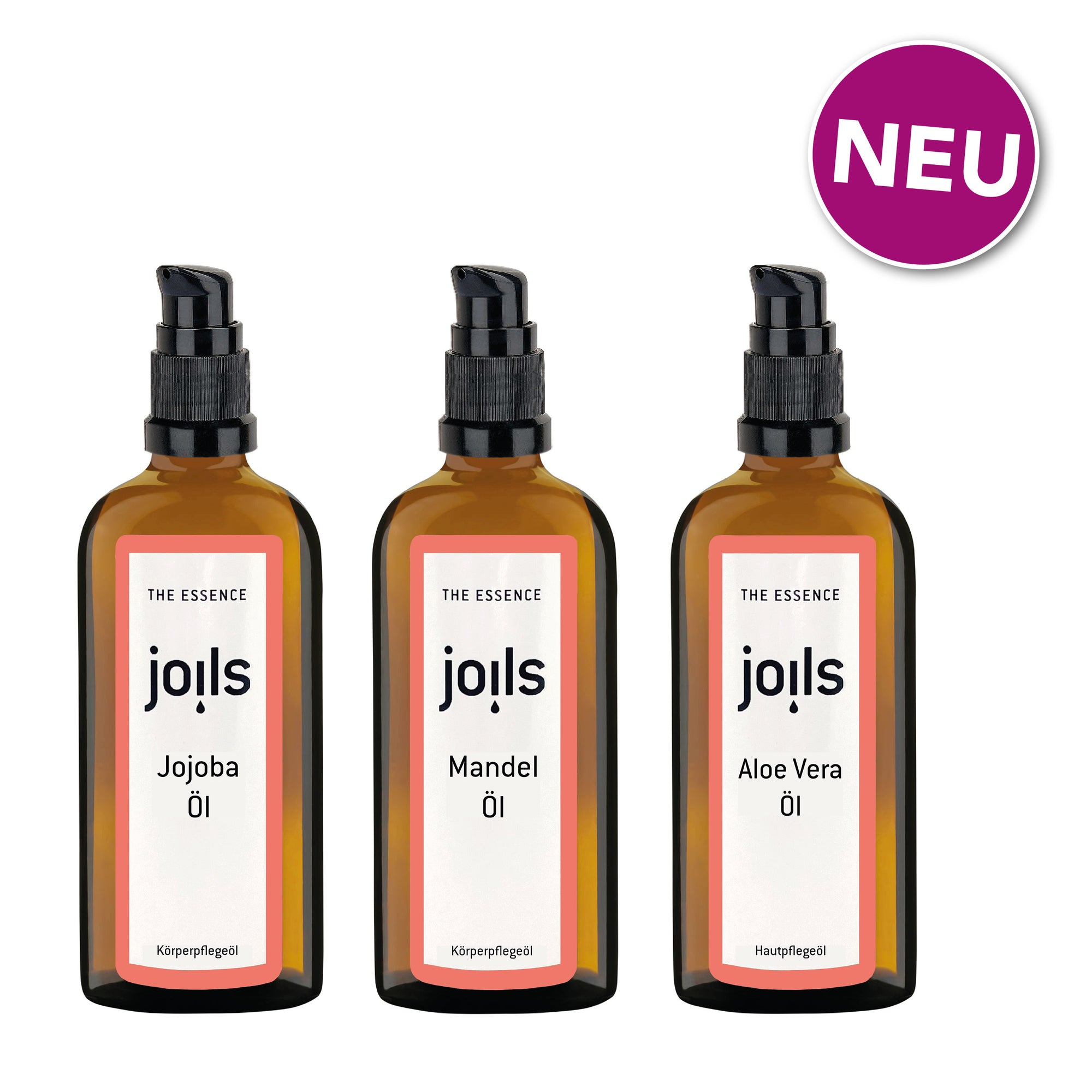 Körperpflegeöle/Basisöle SET 3x100ml