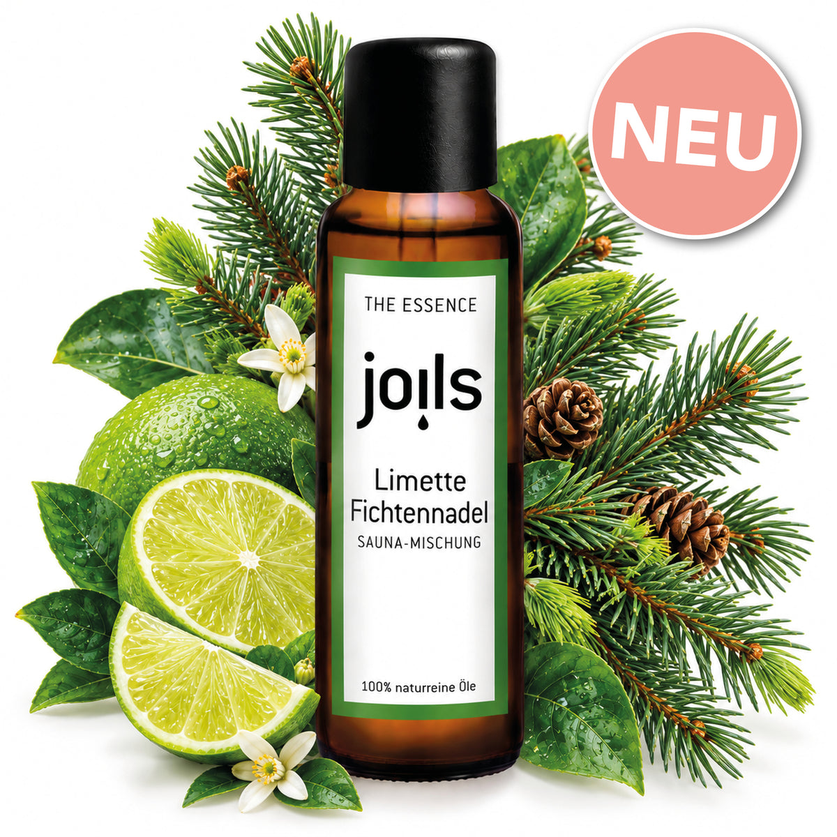 joils limette fichtennadel aufguss
