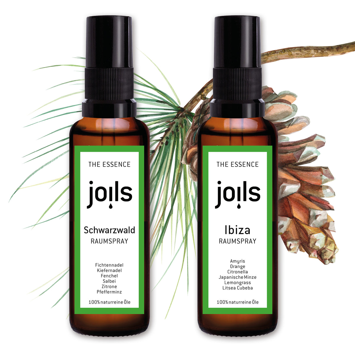 Raumspray Set Schwarzwald & Ibiza – Joils