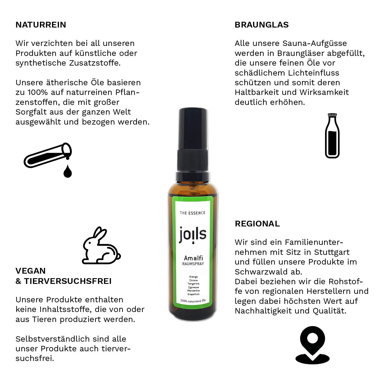 Airspray INDIEN - Joils raumspray naturreines duftoel